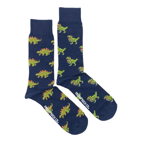 Friday Sock Co. - Men's Socks | Green Dinosaurs