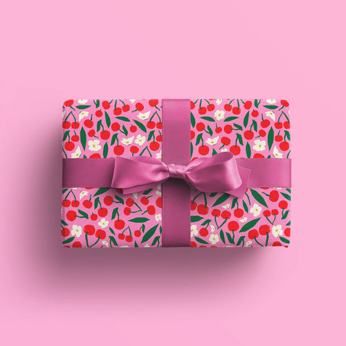 Paperole- CHERRIES Gift Wrap