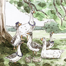 Critter Co. - PASTORAL GEESE Print (8" X 10")