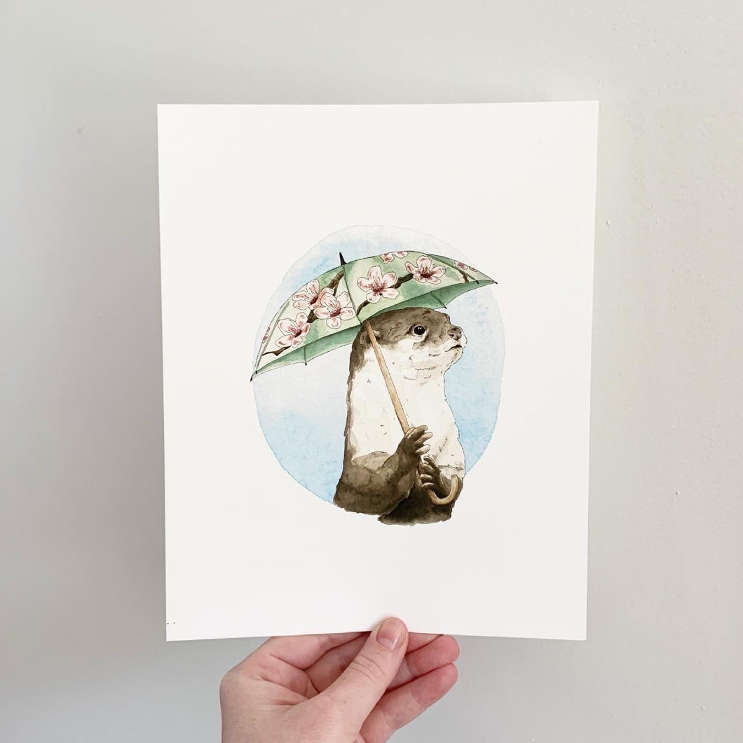 Critter Co. - UMBRELLA OTTER Print (8