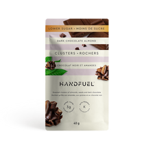 HANDFUEL - DARK CHOCOLATE ALMOND CLUSTERS (40g)