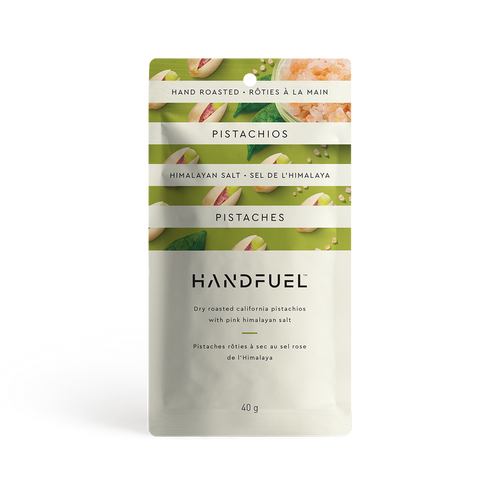 HANDFUEL - DRY ROASTED HIMALAYAN SALT PISTACHIOS (40g)