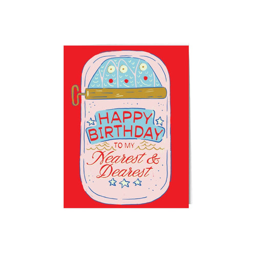 Paper Protégé - SARDINE BIRTHDAY Card