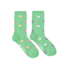 Friday Sock Co. - Women's Socks | Green Candy Hearts