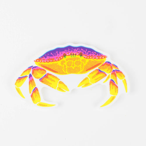 Porchlight Press - Sticker: Vibrant Dungeness Crab