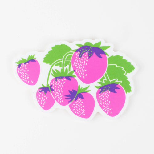 Porchlight Press - Sticker: Vibrant Strawberries