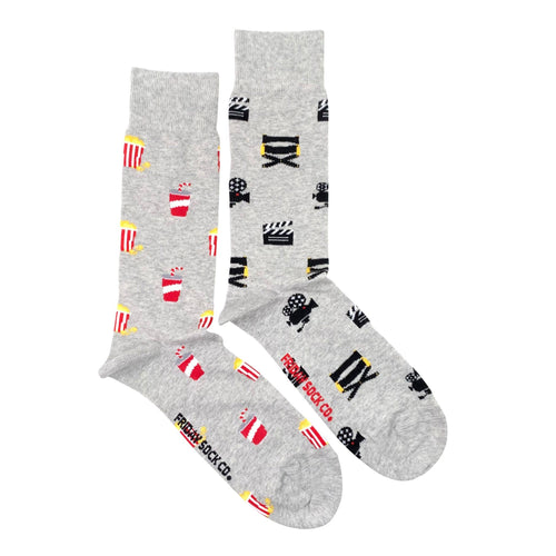 Friday Sock Co. - Men’s Socks | Movie Camera & Popcorn