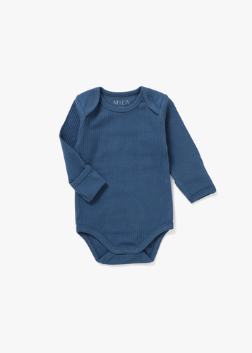 Mila & Co. - Ribbed Bodysuit | Navy