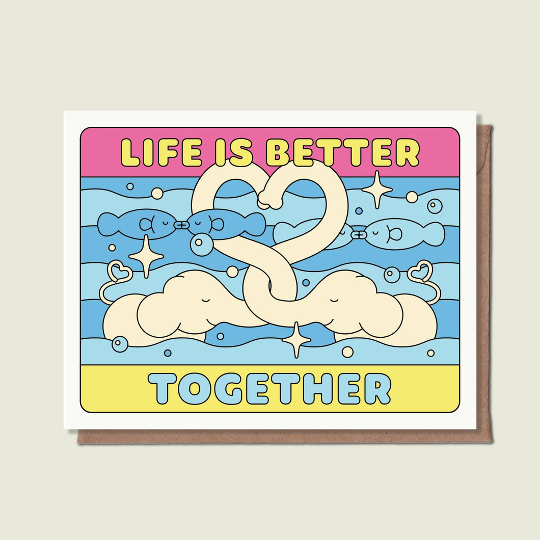 Épée Lapin Studio - Life Is Better Together Greeting Card