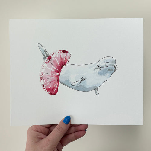 Critter Co. - DANCING BELUGA Print (8