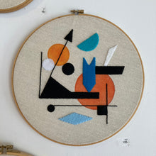 Gwyneth Fischer - Geometric Original Felt + Embroidery Wall Art