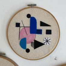 Gwyneth Fischer - Geometric Original Felt + Embroidery Wall Art