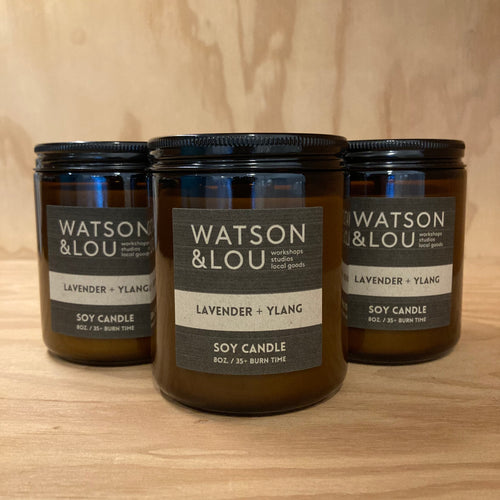 Watson & Lou - Lavender + Ylang Soy Candle