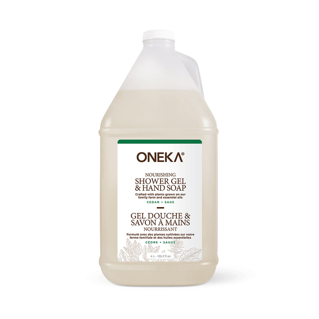 ONEKA - CEDAR & SAGE Shower Gel / Hand Soap