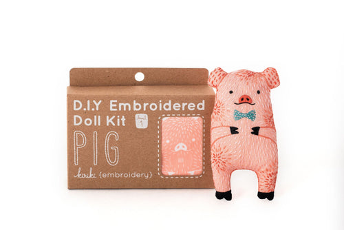 Kiriki Press - PIG Embroidery Kit (Level 1)