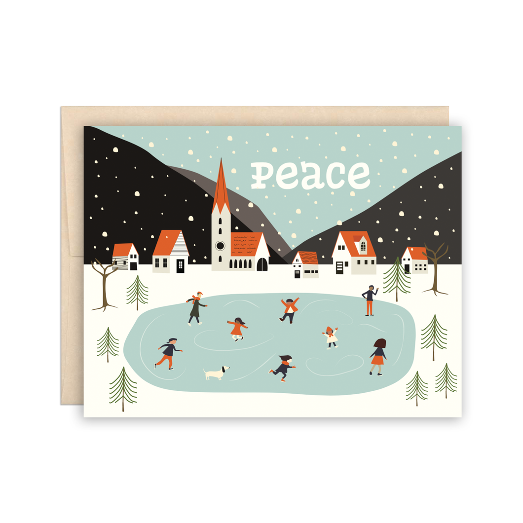 The Beautiful Project - Peace Village Holiday Greeting Card