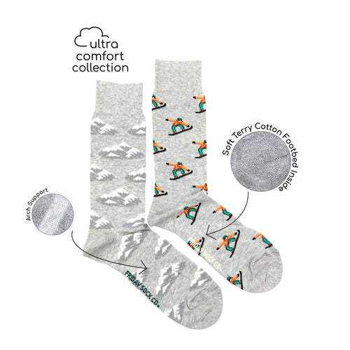 Friday Sock Co. - Men's Ultra Comfort Socks | Snowboarder