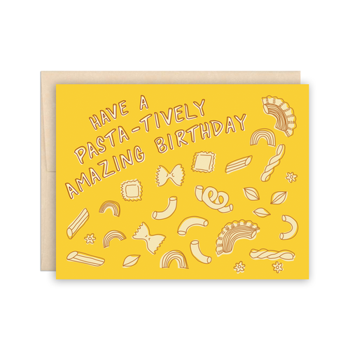 The Beautiful Project - Pasta Birthday Card