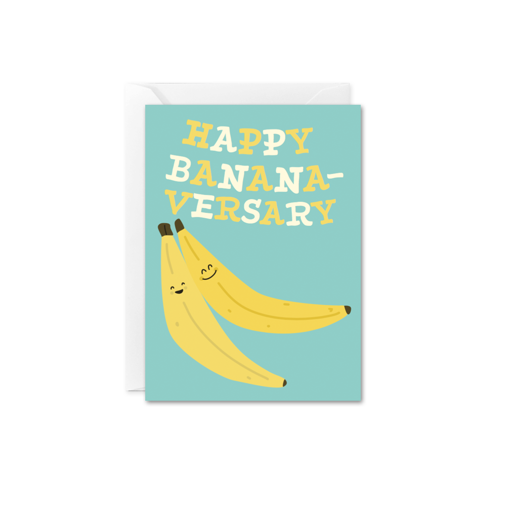 The Beautiful Project - Happy Bananaversary Mini Card