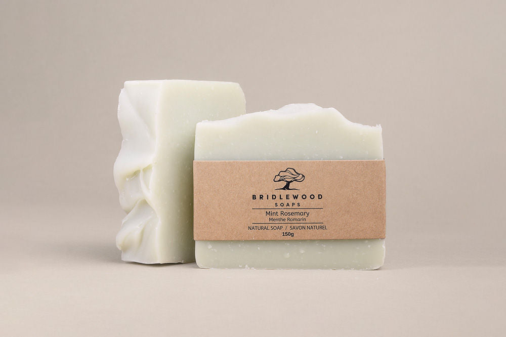 Bridlewood Soaps - Mint Rosemary Bar Soap