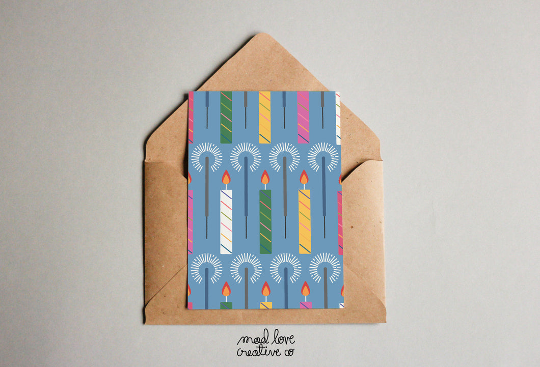 Mad Love Creative Co. - Candles + Sparklers Card