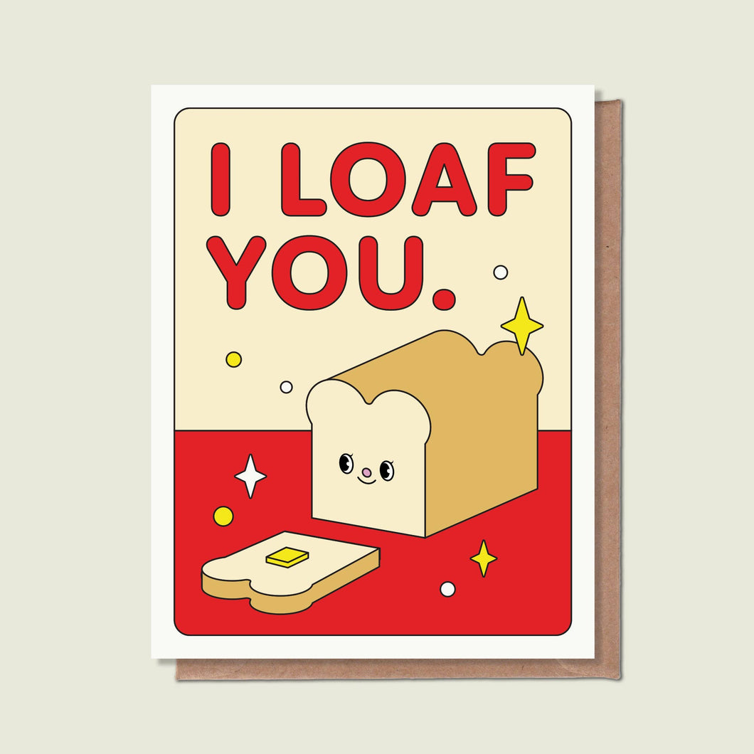 Épée Lapin Studio - I Loaf You Greeting Card