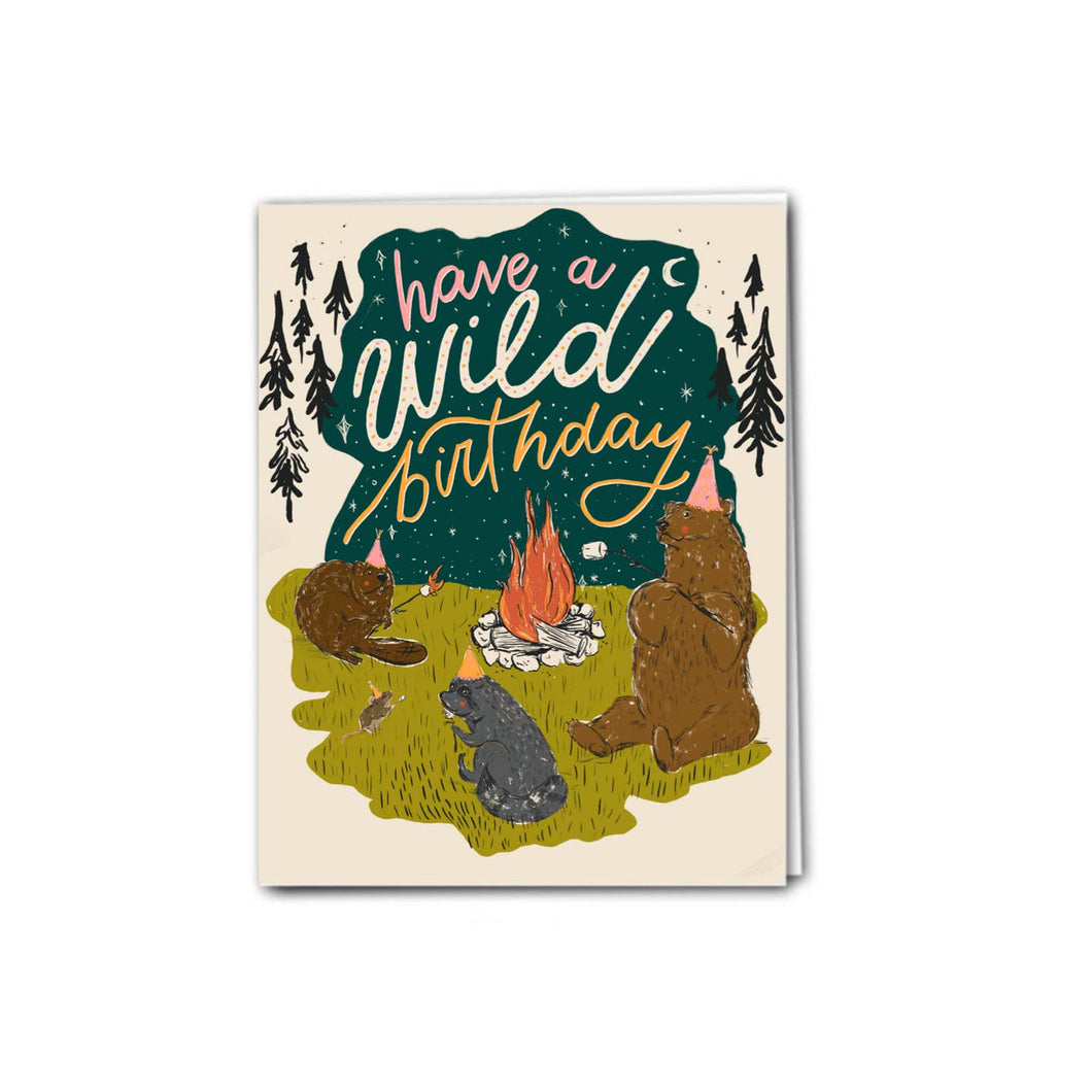 Paper Protégé - WILD BIRTHDAY Card