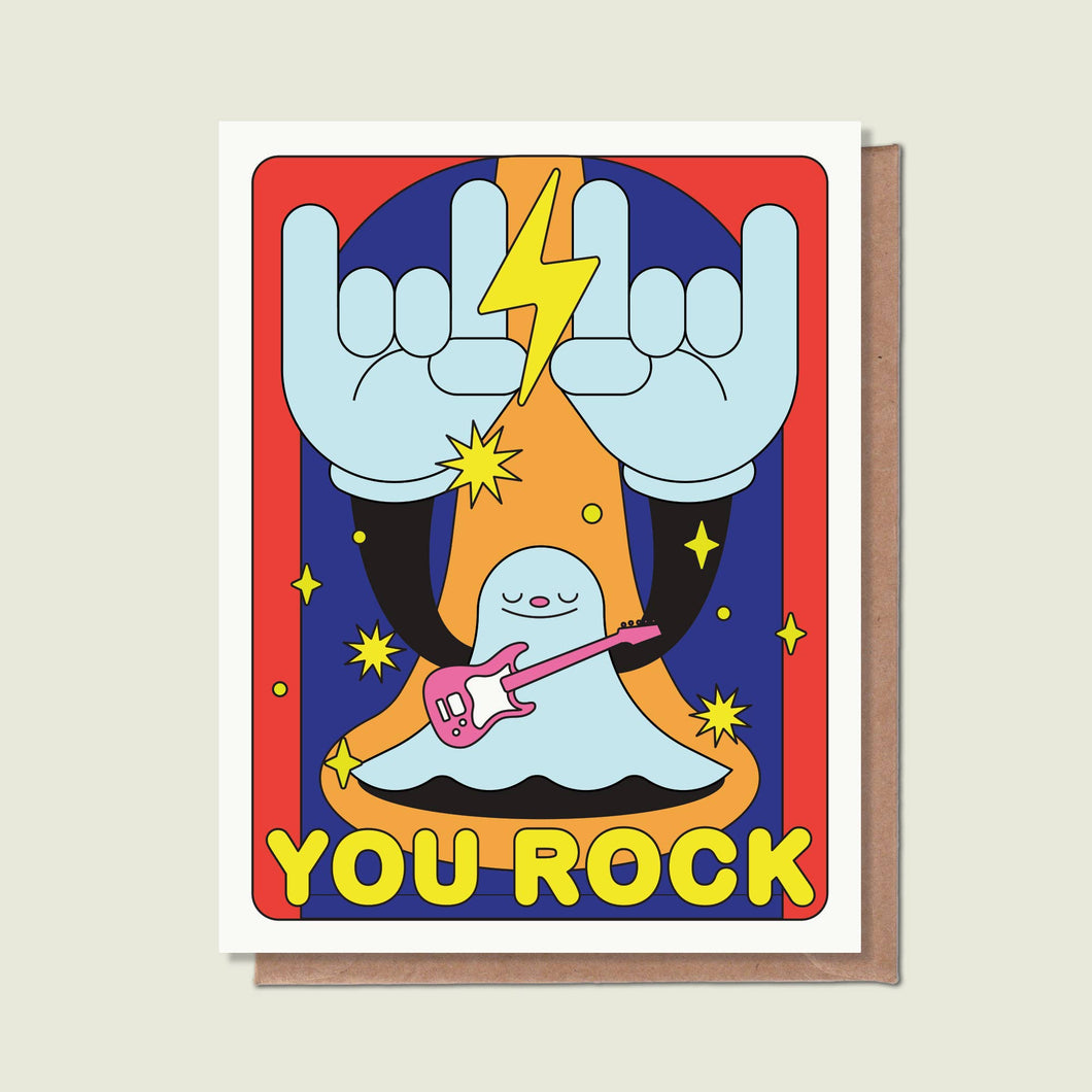 Épée Lapin Studio - You Rock Greeting Card