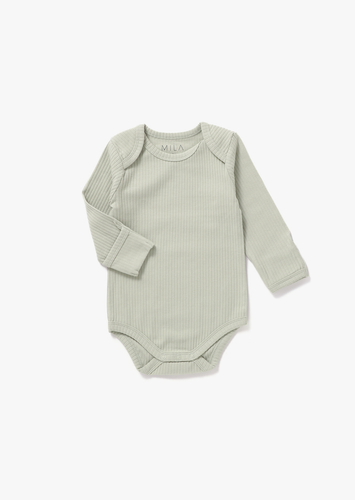 Mila & Co. - Ribbed Bodysuit | Pistachio