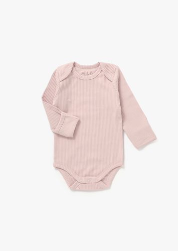 Mila & Co. - Ribbed Bodysuit | Blush