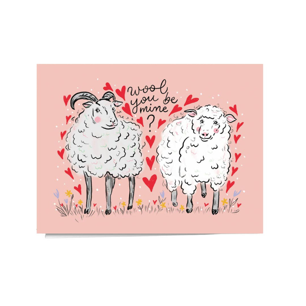 Paper Protégé - WOOL YOU BE MINE? Card