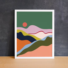 Mad Love Creative Co. - IN MY DREAMS Colorful Mountain Art Print