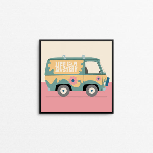 Mad Love Creative Co. - LIFE IS A MYSTERY Art Print