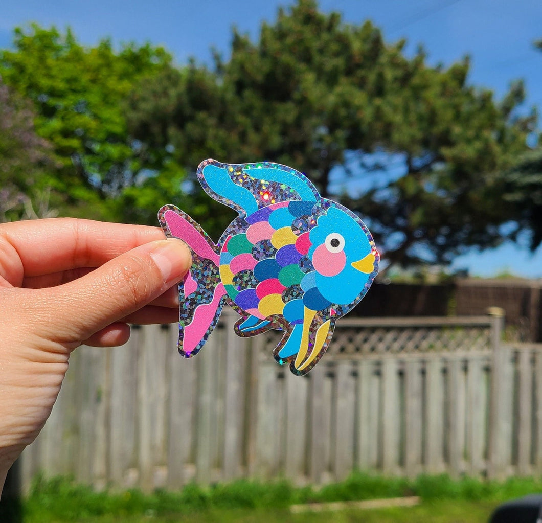 Mad Love Creative Co. - Rainbow Fish Glitter Sticker