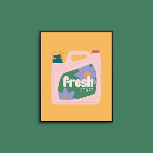 Mad Love Creative Co. - FRESH START Art Print