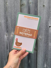 Mad Love Creative Co. - CHICKEN SCRATCH Blank Notepad