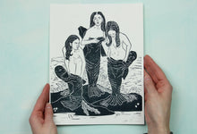 Erin Hollingshead - "Selkies" Linocut Print