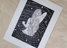 Erin Hollingshead - "Under the Stars" Linocut Print