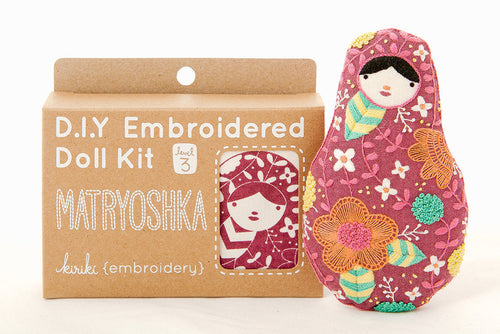 Kiriki Press - MATRYOSHKA Embroidery Kit (Level 3)