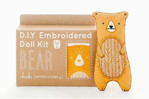 Kiriki Press - BEAR Embroidery Kit (Level 2)