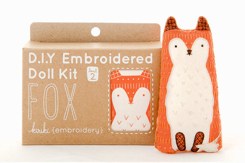 Kiriki Press - FOX Embroidery Kit (Level 2)