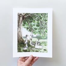 Critter Co. - PASTORAL GEESE Print (8" X 10")