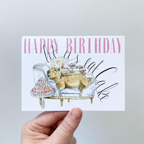 Critter Co. - MARIE ANTOINETTE CAPYBARA Card