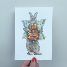 Critter Co. - ADVENTURE BUNNY Print (5" X 7")