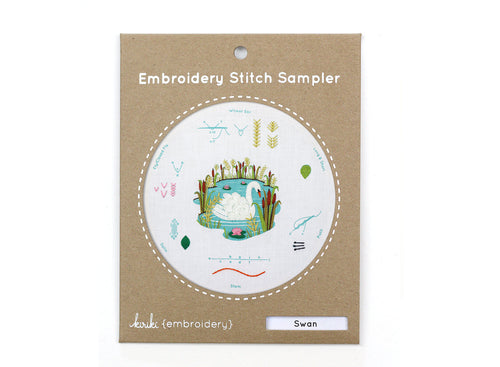 Kiriki Press - SWAN Embroidery Stitch Sampler