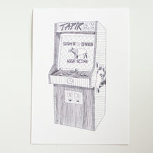 Critter Co. - TAPIR ARCADE GAME Print (5" X 7")